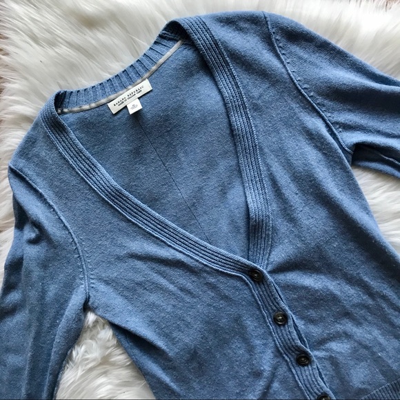 Banana Republic Sweaters - Banana Republic Light Blue V-Neck Cardigan